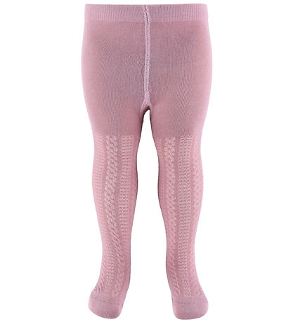 Minymo Tights - Knitted - 2-Pack - Woodrose Minymo Tights - Knitted - 2-Pack - Woodrose