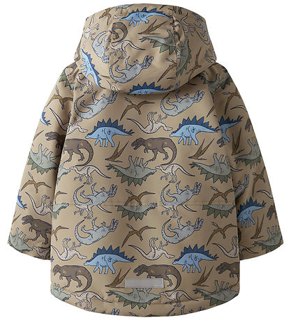 Name It Winterjacke - Noos - NmmMax - Silbernerz/Dino