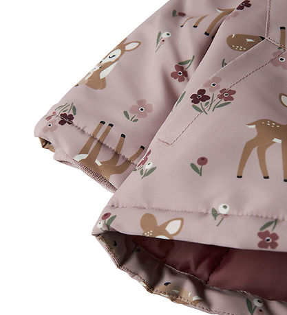 Name It Winter Coat - NbfMaxi - Violet Ice/BAMBI