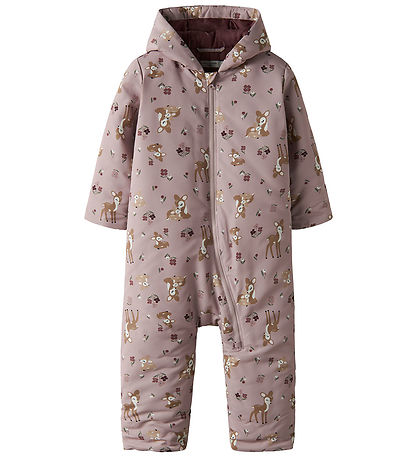 Name It Snowsuit - NbfMaxi - Violet Ice/BAMBI