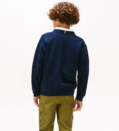 Tommy Hilfiger Sweatshirt - Varsity - Dark Night Navy Tommy Hilfiger Sweatshirt - Varsity - Dark Night Navy