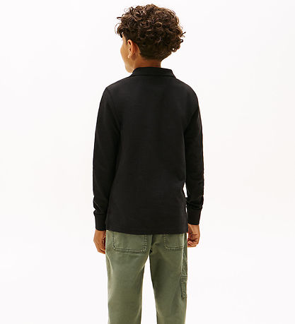 Tommy Hilfiger Pikétröja - Piké - Svart m. Logo