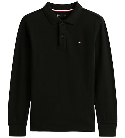 Tommy Hilfiger Pikétröja - Piké - Svart m. Logo