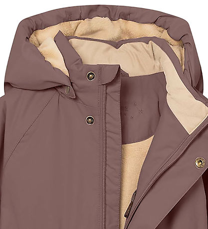 Mini A Ture Winterjacke - MatVikania Fleece - Peppercorn Plum