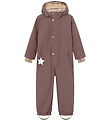 Mini A Ture Snowsuit - MatWanni Fleece - Peppercorn Plum Mini A Ture Snowsuit - MatWanni Fleece - Peppercorn Plum