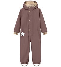 Mini A Ture Vinteroverall - MatWanni Fleece - Pepparkorn Plum Mini A Ture Vinteroverall - MatWanni Fleece - Pepparkorn Plum