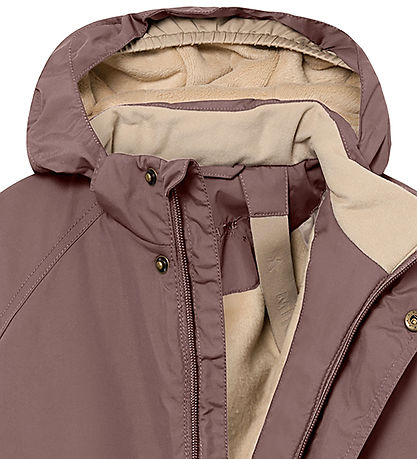 Mini A Ture Snowsuit - MatWanni Fleece - Peppercorn Plum
