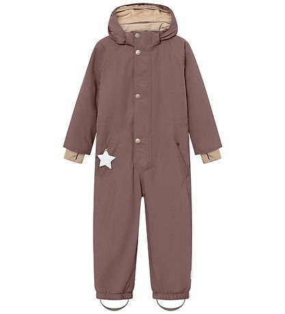 Mini A Ture Snowsuit - MatWanni Fleece - Peppercorn Plum