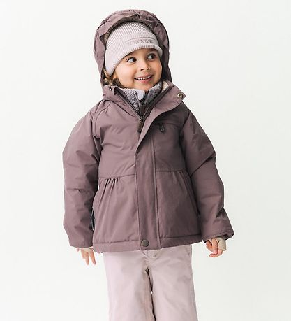Mini A Ture Winterjacke – MatBriddine Fleece – Peppercorn Plum