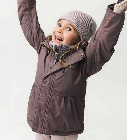 Mini A Ture Winter Coat - MatBriddine Fleece - Peppercorn Plum Mini A Ture Winter Coat - MatBriddine Fleece - Peppercorn Plum