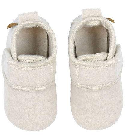 Chaussons Mikk-Line - Prewalker Laine - Off White Chaussons Mikk-Line - Prewalker Laine - Off White