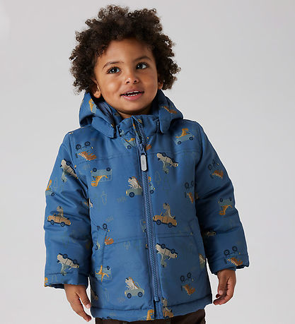 Name It Vinterjakke - Noos - NmmMax - Vintage Indigo/Dino Bil