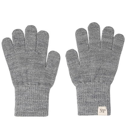 MP Gloves - Wool - Comfy - 2-Pack - Mix Light Grey Melange/Grape