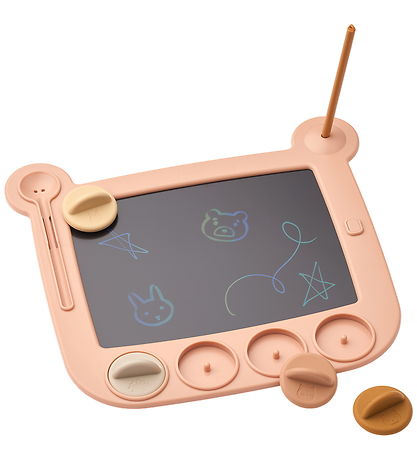 Liewood LCD Drawing Board w. Stamps - Venzora - Pale Tuscany