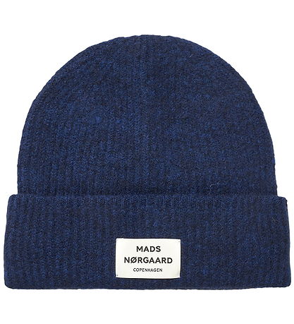 Mads Nørgaard Beanie - Wool/Acrylic - Tosca Anju - Peacot Mads Nørgaard Beanie - Wool/Acrylic - Tosca Anju - Peacot