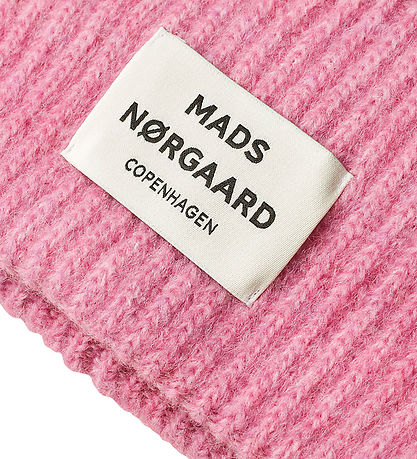 Mads Nørgaard Beanie - Wool/Acrylic - Tosca Anju - Fuchsia Pink