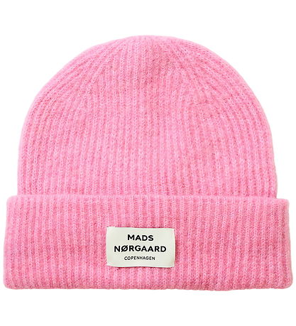 Mads Nørgaard Beanie - Wool/Acrylic - Tosca Anju - Fuchsia Pink