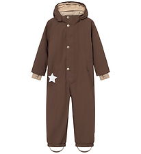 Mini A Ture Snowsuit - MatWanni Fleece - Chestnut Brown Mini A Ture Snowsuit - MatWanni Fleece - Chestnut Brown