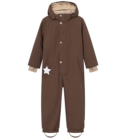 Mini A Ture Snowsuit - MatWanni Fleece - Chestnut Brown Mini A Ture Snowsuit - MatWanni Fleece - Chestnut Brown