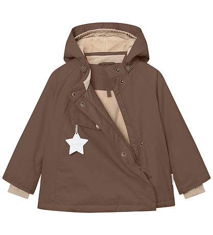 Mini A Ture Winter Coat - MatWang Fleece - Chestnut Brown
