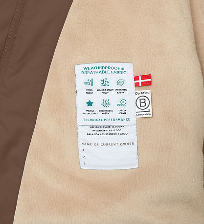 Mini A Ture Winter Coat - MatWang Fleece - Chestnut Brown