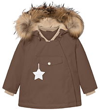 Mini A Ture Vinterjacka - MatWang Fleece/Päls - Chestnut Brown Mini A Ture Vinterjacka - MatWang Fleece/Päls - Chestnut Brown