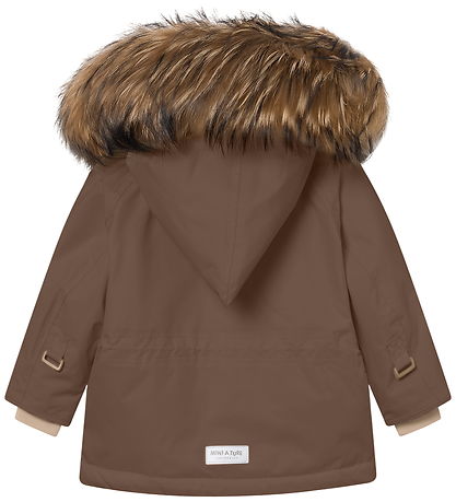 Mini A Ture Úlpa - MaturWang Flís/Fur - Chestnut Brown