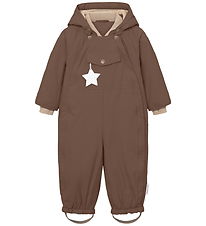 Mini A Ture Vinteroverall - MatWisti Fleece - Chestnut Brown Mini A Ture Vinteroverall - MatWisti Fleece - Chestnut Brown