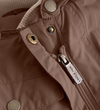 Mini A Ture Snowsuit - MatWisti Fleece - Chestnut Brown