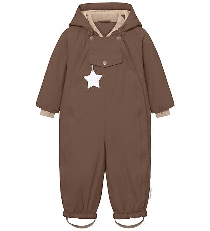 Mini A Ture Snowsuit - MatWisti Fleece - Chestnut Brown