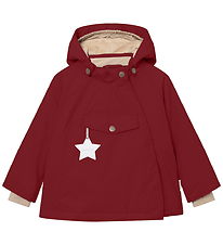 Mini A Ture Vinterjacka - MatWang Fleece - Röd Merlot Mini A Ture Vinterjacka - MatWang Fleece - Röd Merlot