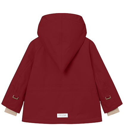 Mini A Ture Winter Coat - MatWang Fleece - Red Merlot