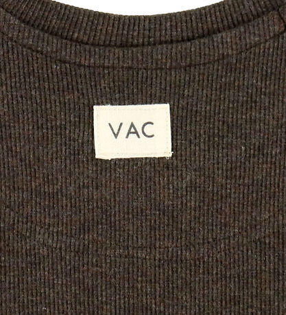 Blouse VACVAC - Écarlate - Rib - Dark Brown Mélange