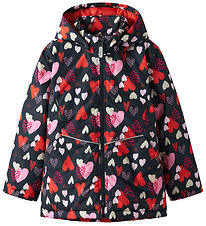 Name It Winter Coat - Noos - NkfMaxi - Dark Sapphire/Heart Name It Winter Coat - Noos - NkfMaxi - Dark Sapphire/Heart