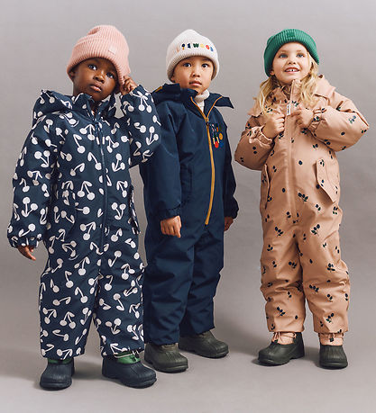 Liewood Snowsuit - PE - Maddy - Cherry Blossom/Classic Navy