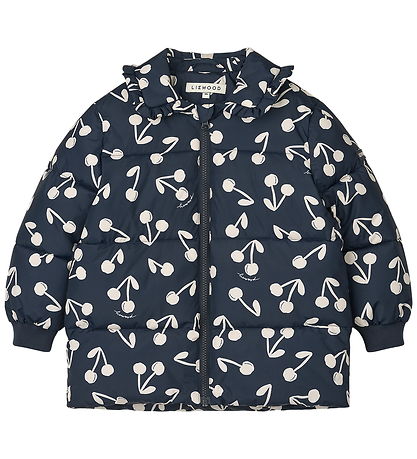 Liewood Puffer Jacket - Anemone - Cherry Blossom/Classic Navy