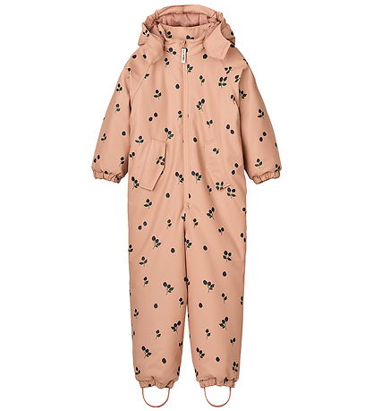 Liewood Snowsuit - PU - Maddy - Berry/Pale Tuscany/Embroidery Liewood Snowsuit - PU - Maddy - Berry/Pale Tuscany/Embroidery