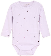 Fixoni Bodysuit l/s - Rib - Modal - Orchid Hush Fixoni Bodysuit l/s - Rib - Modal - Orchid Hush