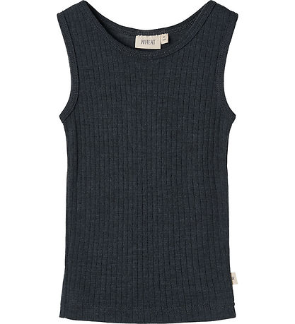 Wheat Undershirt - Wool/Silk - Rib - Iggy - Navy Wheat Undershirt - Wool/Silk - Rib - Iggy - Navy