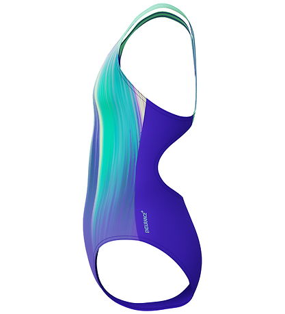 Speedo Swimsuit - Digi Placement Splashback - Green/Purple