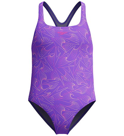 Speedo Swimsuit - HyperBoom All-Over Medalist - Purple/Pink