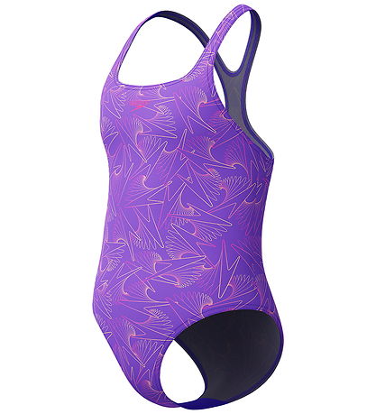 Speedo Swimsuit - HyperBoom All-Over Medalist - Purple/Pink