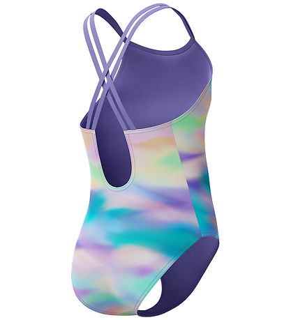 Speedo Swimsuit - Printed Twinstrap - Purple/Green/Orange