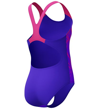 Speedo Swimsuit - Digital Placement Splashback - Purple/Pink