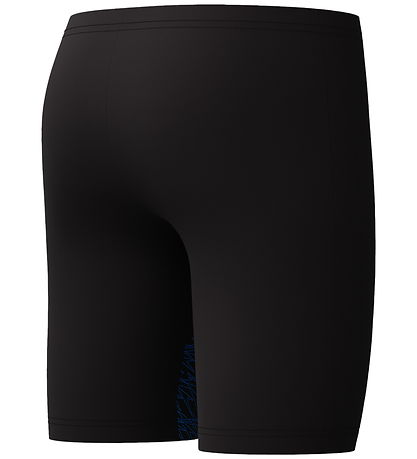 Speedo Swim Trunks - Medley Logo - Black w. Red