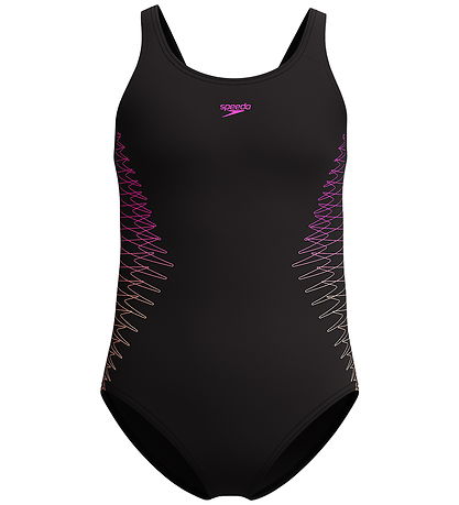 Speedo Swimsuit - Placement Muscleback - Black/Peach
