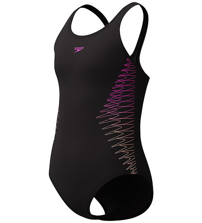 Speedo Swimsuit - Placement Muscleback - Black/Peach