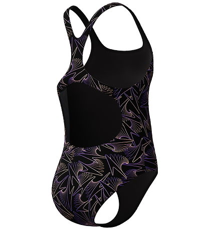 Speedo Swimsuit - HyperBoom All-Over Medalist - Black/Peach