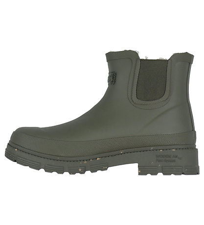 Woden Gummistiefel Gefütterr - Liv Warm Wasserdicht - Dark Olive