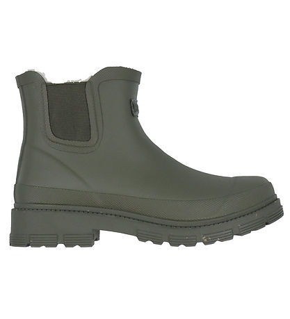 Woden Gummistiefel Gefütterr - Liv Warm Wasserdicht - Dark Olive